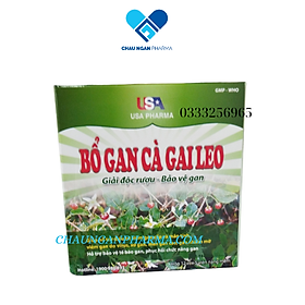 Hình ảnh Bổ gan cà gai leo giúp mát gan, lợi mật, tăng cường chức năng gan hộp 60 viên