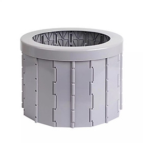 Ghế ngồi vệ sinh di động gập gọn thông minh dành cho các chuyến dã ngoại
