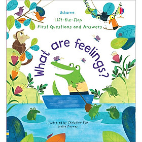 [Download Sách] Sách Usborne Lift-the-Flap First Questions and Answers What are feelings?