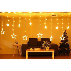 Dây Đèn Led Trang Trí Hình Sao Dạng Mành