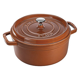 Nồi gang tròn Staub Nâu vàng 24cm