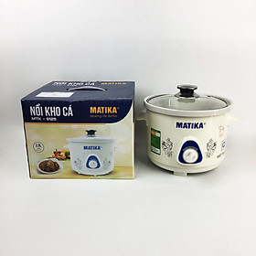 Nồi kho cá nấu cháo - Nồi nấu chậm Matika MTK-9125 - Hàng chính hãng