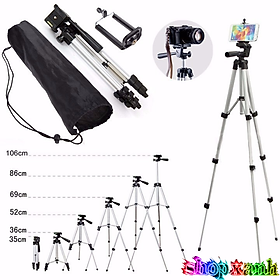 Mua  HCM  Chân Điện Thoại Và Máy Ảnh Tripod 3110 cao 1.2 m