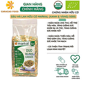 Đậu Hà Lan hữu cơ Markal xanh & vàng 500g