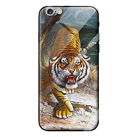 Ốp kính cường lực cho iPhone 6s Plus mẫu hổ 218 - Hàng chính hãng