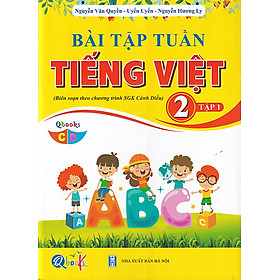 Sách - Bài tập tuần Tiếng Việt 2 tập 1 (Biên soạn theo chương trình sgk Cánh diều)