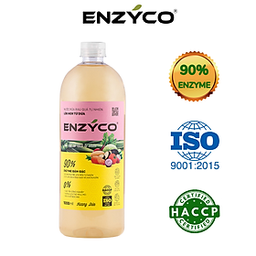 Mua Nước Ngâm Rửa Rau Củ Quả Sinh Học ENZYCO Lên Men Từ Dứa Loại Bỏ Hóa Chất Khử Mùi Tanh Thịt Cá - 1 Lít