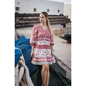Đầm Hoa Cotton Isla Bonita IB26070-RE