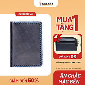 Ví Bóp Nhỏ Nam Nữ Handmade Da Thật Galaxy Store GVM10 - Hàng Chính Hãng