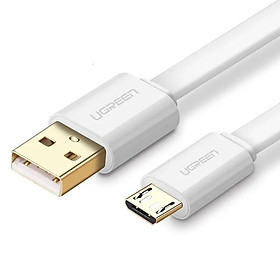 Mua Ugreen UG30683US118TK 2M màu Trắng Cáp sạc truyền dữ liệu USB 2.0 sang MICRO USB dáng dẹt - HÀNG CHÍNH HÃNG