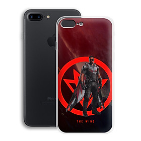 Ốp lưng Siêu Anh Hùng cho Apple Iphone 7 Plus/Iphone 8 Plus - 01014 0531 WING01 - Silicone dẻo - Hàng Chính Hãng