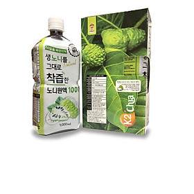 Thùng 12 chai Nước ép trái nhàu K2 Goat Milk 1000ml