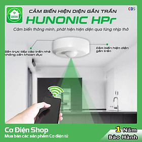 Cảm Biến Hiện Diện Hunonic HPR Ốp Trần - Tự Động Hóa Mọi Không Gian - Tiết Kiệm Điện Tối Ưu