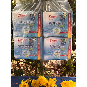 Gói Lớn 20 Miếng - Combo 4 Gói Băng vệ sinh Diana Sensi Cool Fresh Siêu mỏng cánh 20 miếng - Date luôn mới
