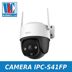 Camera wifi Imou S41FP Độ Phân Giản 4Mp Ban đêm có màu Quay 360 độ Ngoài Trời - Hàng chính hãng