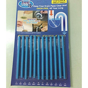 Giá giảm, Vỉ 12 Que mini thông tắc cống