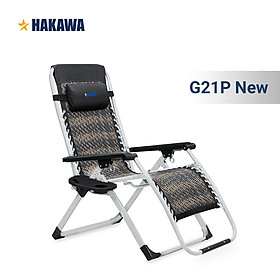 Mua Ghế xếp thư giãn hạng sang HAKAWA - HK-G21P New - (Có Nêm ) - Bảo hành chính hãng 2 năm - Hàng nhập khẩu