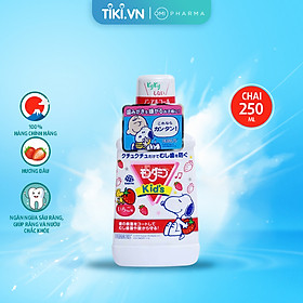 Nước Súc Miệng Cho Trẻ Em Từ 3 Tuổi Mondahmin Kid Nhật Bản Hương Dâu 250ml