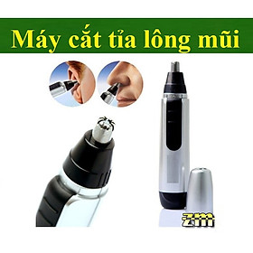 máy tỉa lông mũi nhỏ gọn BZ-001 – vòng bảo vệ kim loại cực an toàn - giảm hẳn ngứa ngáy vì lông mũi