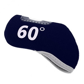 2-5pack Golf Club Iron Putter Headcover Head Cover  60 Degree Navy Blue