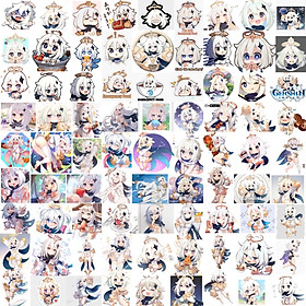 Sticker dán paimon genshin impact 30-60 cái khác nhau/ hình dán genshin impact paimon