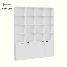 Mua HAPPY FURNITURE   ALVA - Kệ sách 4 cửa mở  KSA_071   160cm x 28cm x 200cm DxRxC