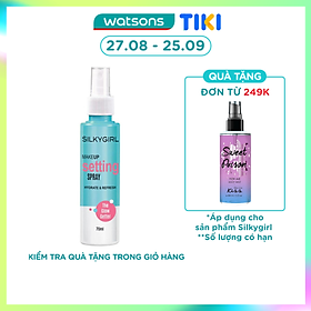 Xịt Giữ Lớp Trang Điểm Silkygirl Hydrate & Refresh 70ml