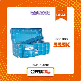 [GOOD DEAL] Cà Phê Latte Với Nhân Sâm Trắng Thượng Hạng COFFEECELL (20 gói x 15g) - Hương vị thơm nồng, Lớp bọt sữa mịn, Sức mạnh tự nhiên của nhân sâm - Hàng Chính Hãng