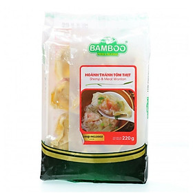 Hoành Thánh Tôm Thịt Bamboo Gói 220g