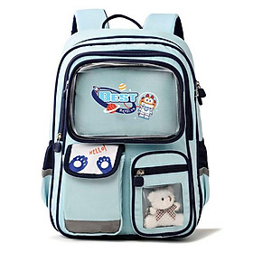 Ba Lô Học Sinh - Mr.Vui 1074 - Màu Xanh Biển + Xanh Đen