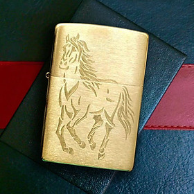 Bật lửa zippo khắc ngựa 05 – 204b.ngua05