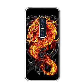 Ốp lưng dẻo cho điện thoại Vivo V17 Pro - 0218 FIREDRAGON - Hàng Chính Hãng