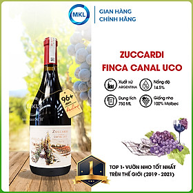 Rượu Vang Đỏ Zuccardi Finca Canal UCO 750ml 14.5% - Argentina - Hàng Chính Hãng