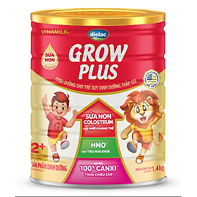 Sữa Bột Vinamilk Dielac Grow Plus 2+ (1500g / Hộp Thiếc)