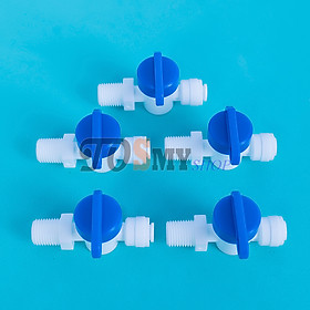 Mua Van khóa ren ngoài 13 (1/4) ra dây 10mm (3/8) hoặc 6mm (1/4)- linh kiện máy lọc nước  phun sương  lắp dàn tưới cây  bể thủy sinh  cá cảnh  bán cạn (Hàng chính hãng)