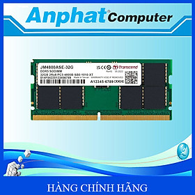 Mua Bộ nhớ RAM Laptop Transcend DDR5 4800Mhz SO-DIMM 1.1V - Hàng Chính Hãng