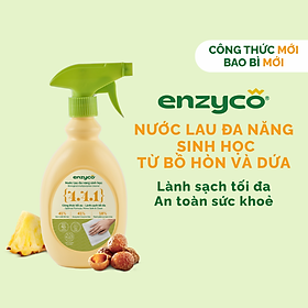 Nước lau đa năng sinh học ENZYCO 475ml - Chiết xuất Bồ hòn và Enzyme Dứa