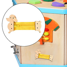 Montessori Sensory Board Accessories Zipper Early Learning Educational Toy Children Busy Board DIY Toy Wood DIY Toy Materials for Children