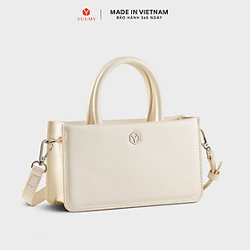 Túi Yuumy ( Thời trang nữ phối quai xách size 21 - Túi đeo chéo da Smooth YN288 )
