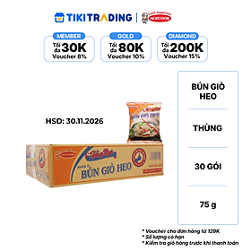Thùng 30 Gói Bún Hằng Nga Hương Vị Bún Giò Heo Acecook