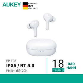 Mua Tai Nghe TWS AUKEY EP-T25  BT 5.0  Pin Tới 25H  Cảm Ứng  Chống Nước IPX5  Độc Lập 2 Tai - Hàng Chính Hãng