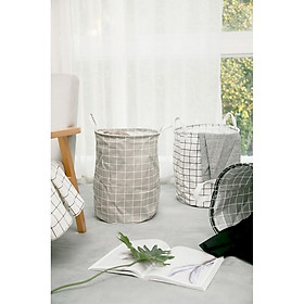 Mua Giỏ vải đựng đồ giặt đồ dơ  sọt đựng quần áo bẩn hoặc lưu trữ đồ tiện dụng chống thấm nước