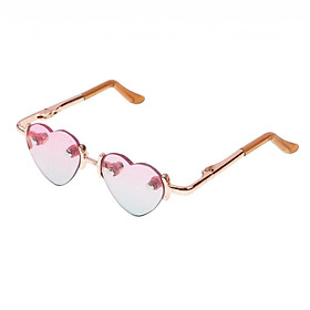 Fashion Gold Leg Heart Glasses Eyewear Eyeglasses for 1/3 BJD SD AS DZ DD