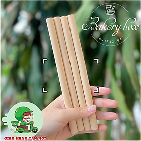 Mua 1 Bịch | 200 Ống Hút Giấy Kraft Phi 12 - Dùng Uống Trà Sữa Trân Châu