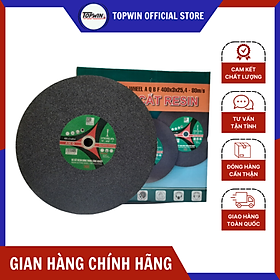 Mua (1 Viên) Đá Cắt Sắt Resin Đen 400x3x25.4mm Cắt Sắc Bén  Bền Bỉ  Ít Hao Mòn Và Độ Chính Xác Hoàn Hảo | TOPWIN Official Store