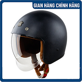 Nón bảo hiểm Royal M139 Kính Âm Trơn Sành Điệu, Trẻ Trung, Thời Thượng - Carbon - L