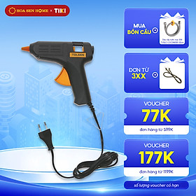 Súng điện bắn keo đèn cầy 79105 TOL: 15W chất liệu nhựa tổng hợp đặc biệt, keo silicon, điện áp 230V/50Hz - Hoa Sen Home - Hàng chính hãng