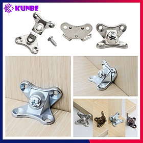 Mua Bát Giá Đỡ Ke Góc Vuông KUNBE (Chốt Bướm) Sử Dụng Ke Đỡ Kệ Tủ Nội Thất Giúp Tháo Lắp Dễ Dàng
