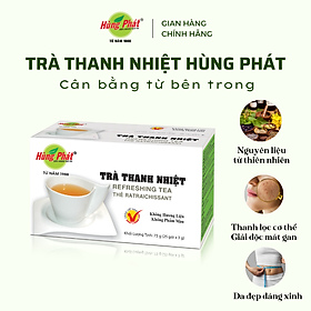 Trà Thanh Nhiệt 25 Gói/Hộp - Refreshing Tea - Thương hiệu Hùng Phát