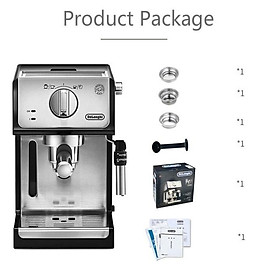 Máy Pha Cà Phê Espresso Delonghi ECP35.31 1100W - Áp lực bơm: 15bar - HÀNG NHẬP KHẨU